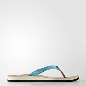 NWT adidas Adilette eezay PARLEY Blue Flip Flops